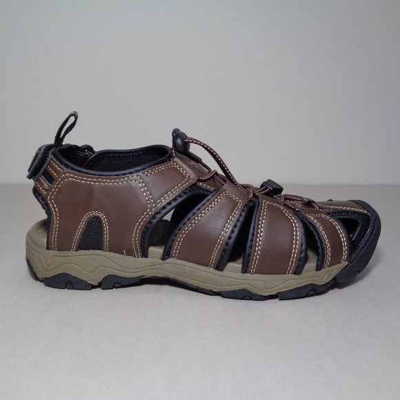 Khombu Size 8 M HAL Brown Fisherman Closed Toe Sandals New Men\'s Shoes main image 6